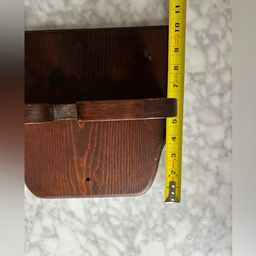 Wooden wall-mounted baseball bat and ball display rack